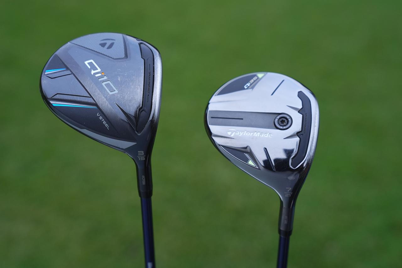 画像 : 3W/テーラーメイド Qi10 FW(15度）・フジクラ ベンタス TR ブルー(6X)、 7W/テーラーメイド Qi35 FW(21度)・フジクラ ベンタス TR ブルー(7X)