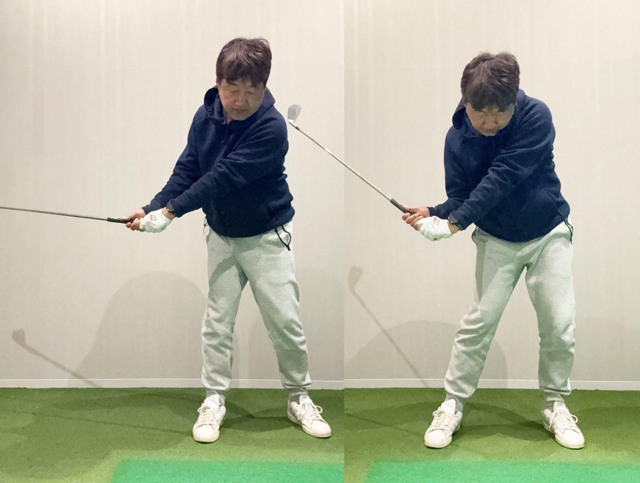 画像: テークバックでの手首の角度やタメなどを意図的にやろうとしてはダメ