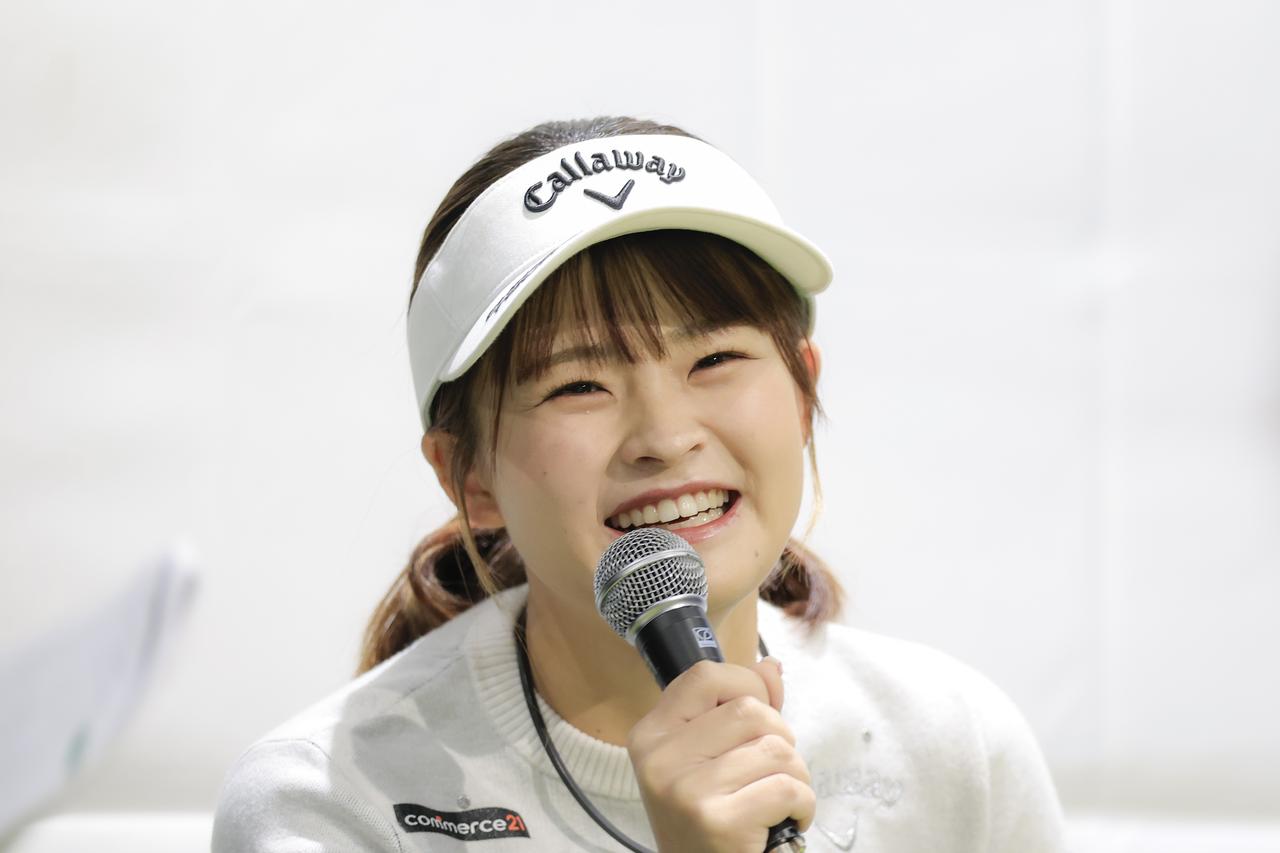 画像 : 5番目の画像 - 【写真9枚】政田夢乃がイベントで見せた“かわいいスマイル”！（撮影/小林司） - みんなのゴルフダイジェスト