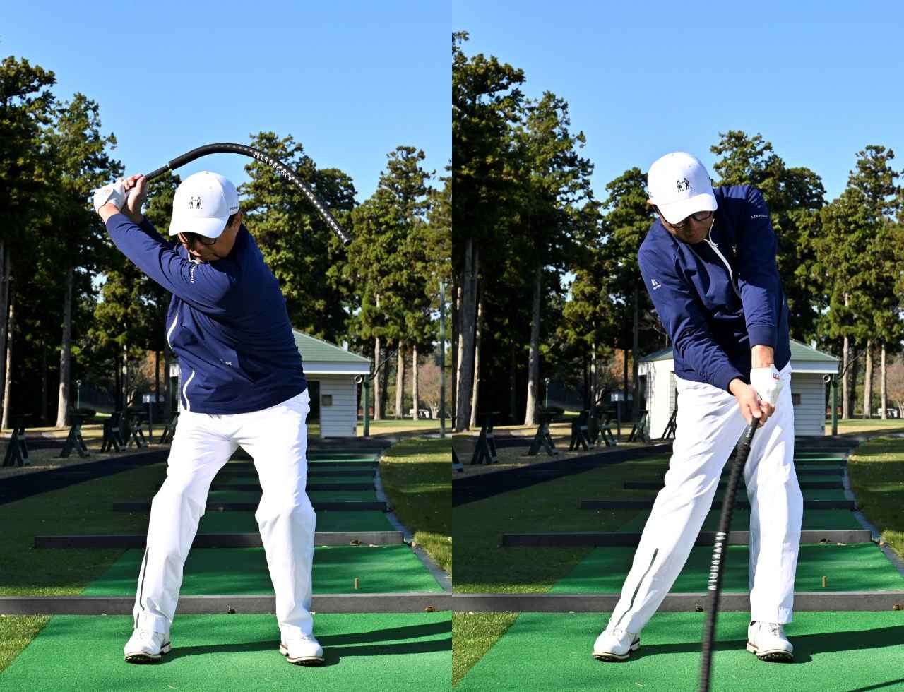 画像: ラウンド中も振りたい……ルール違反だけど……