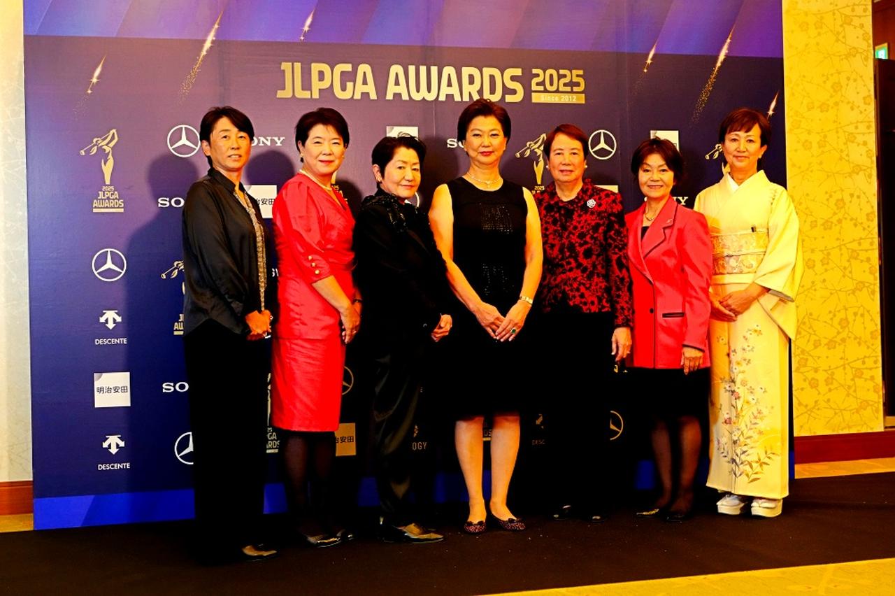 画像 : 下井清美、森本多津子、松尾恵、小林浩美、樋口久子、寺沢範美、竹内弓美子