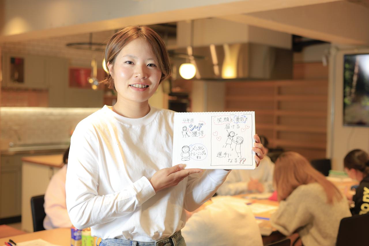 画像: 神谷プロの理想像は、笑顔と勇気を届けられる選手になること