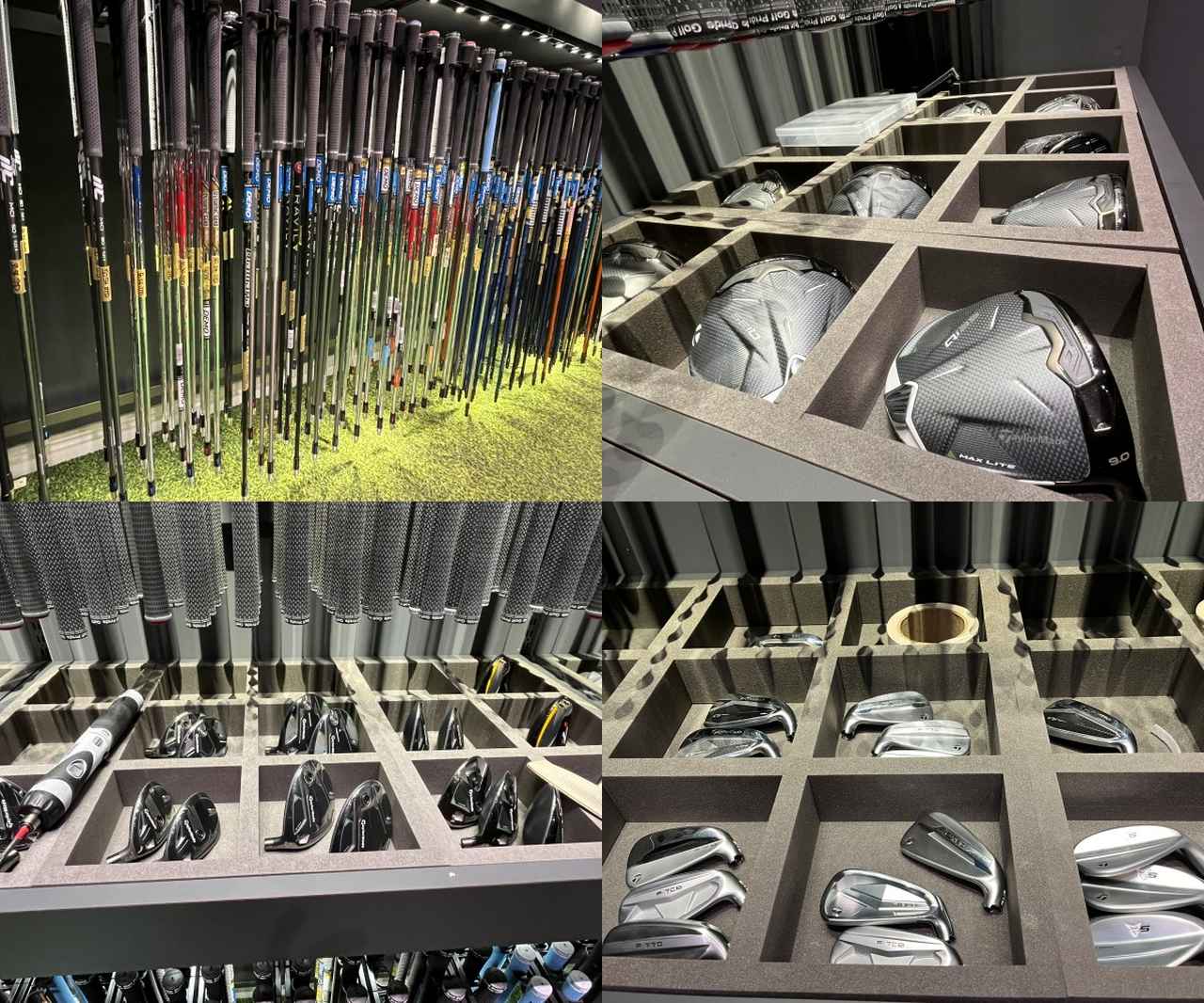 画像: トークショーが開催された「テーラーメイド フィティングラボ 東京」。ドライバーからパターまで自分に合ったクラブをカスタマイズしてくれる。ショップではここでしか買えない限定のクラブやウェアも。工房も併設する充実っぷりだ