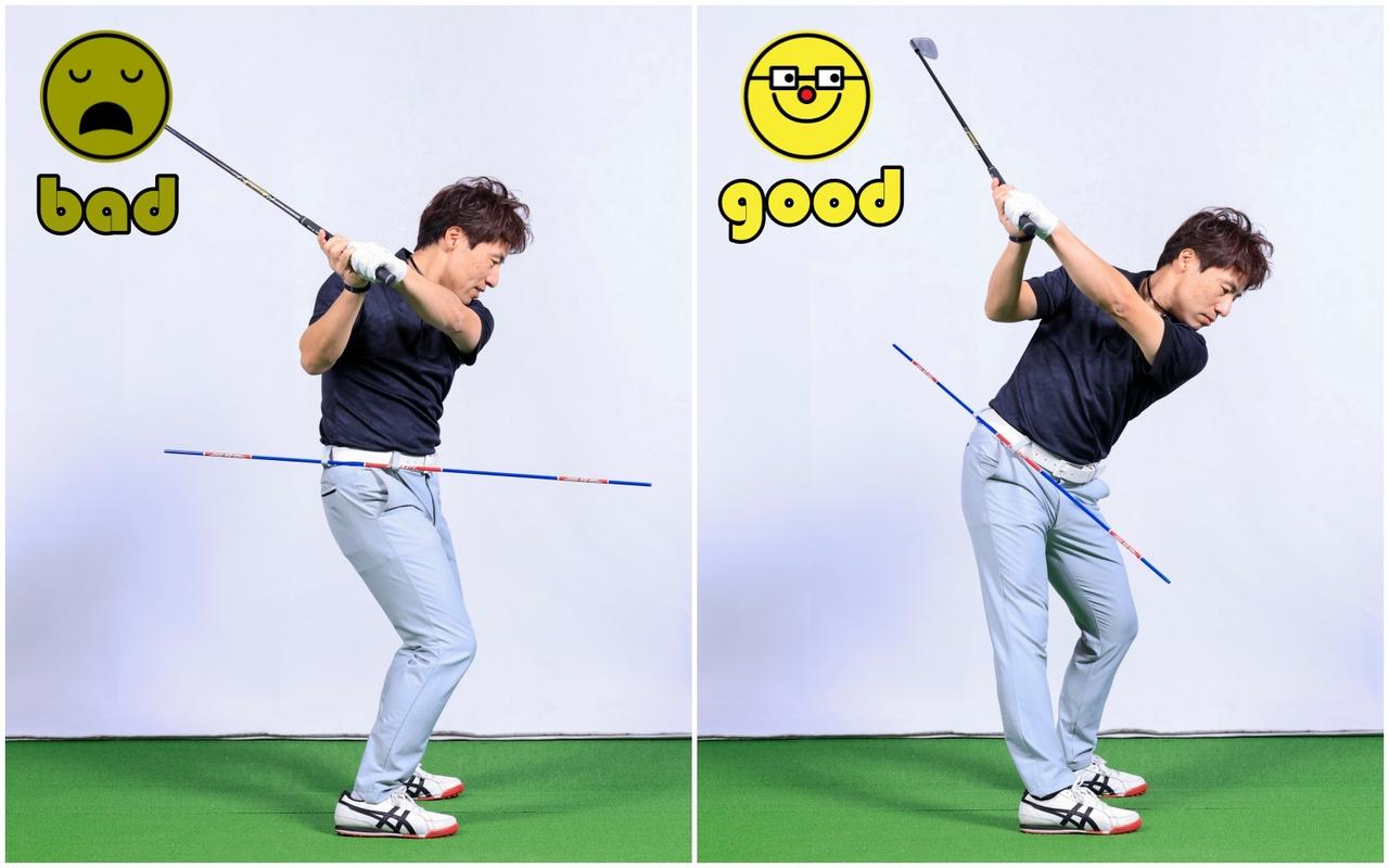画像: “球が左右にバラける人”は蟬川泰果をお手本に！ 簡単ドリルで縦回転スウィングをマスター【人気ゴルフYouTuber原田修平プロの短期集中連載②】 - みんなのゴルフダイジェスト