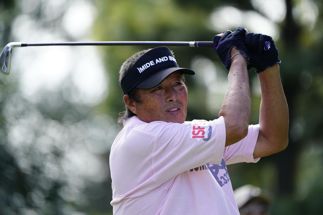 画像: 19年ブリヂストンオープンに出場した尾崎将司（撮影/岡沢裕行）