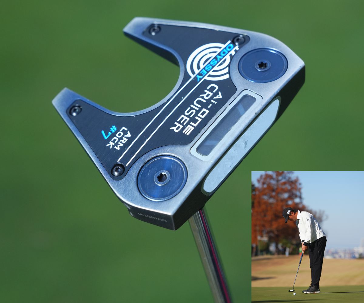 画像: 必要以上にパンチが入ってしまうストロークの癖に苦しんだ結果、アームロックに変更。以来この中尺パターを使う