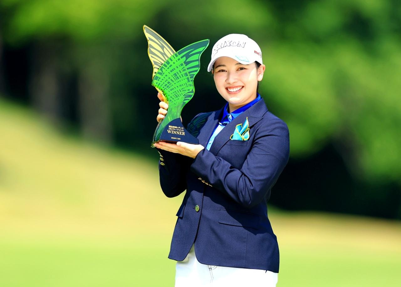 画像: 明治安田レディスで25年に1勝を挙げた小祝さくら