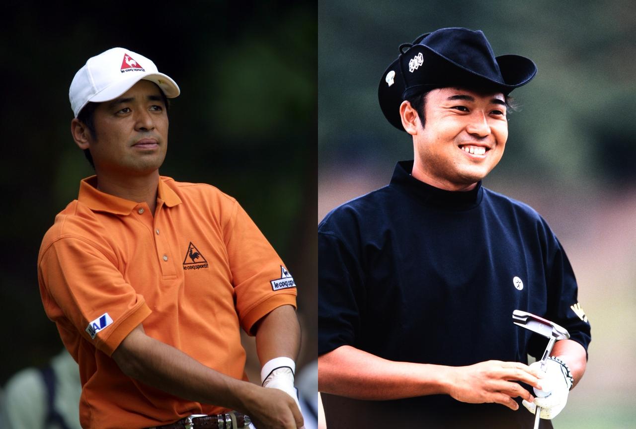 画像: 01年国内ツアー5勝を挙げ、賞金王に輝いた伊澤利光(左)と国内ツアー3勝を挙げ、賞金ランク2位の片山晋呉(右)