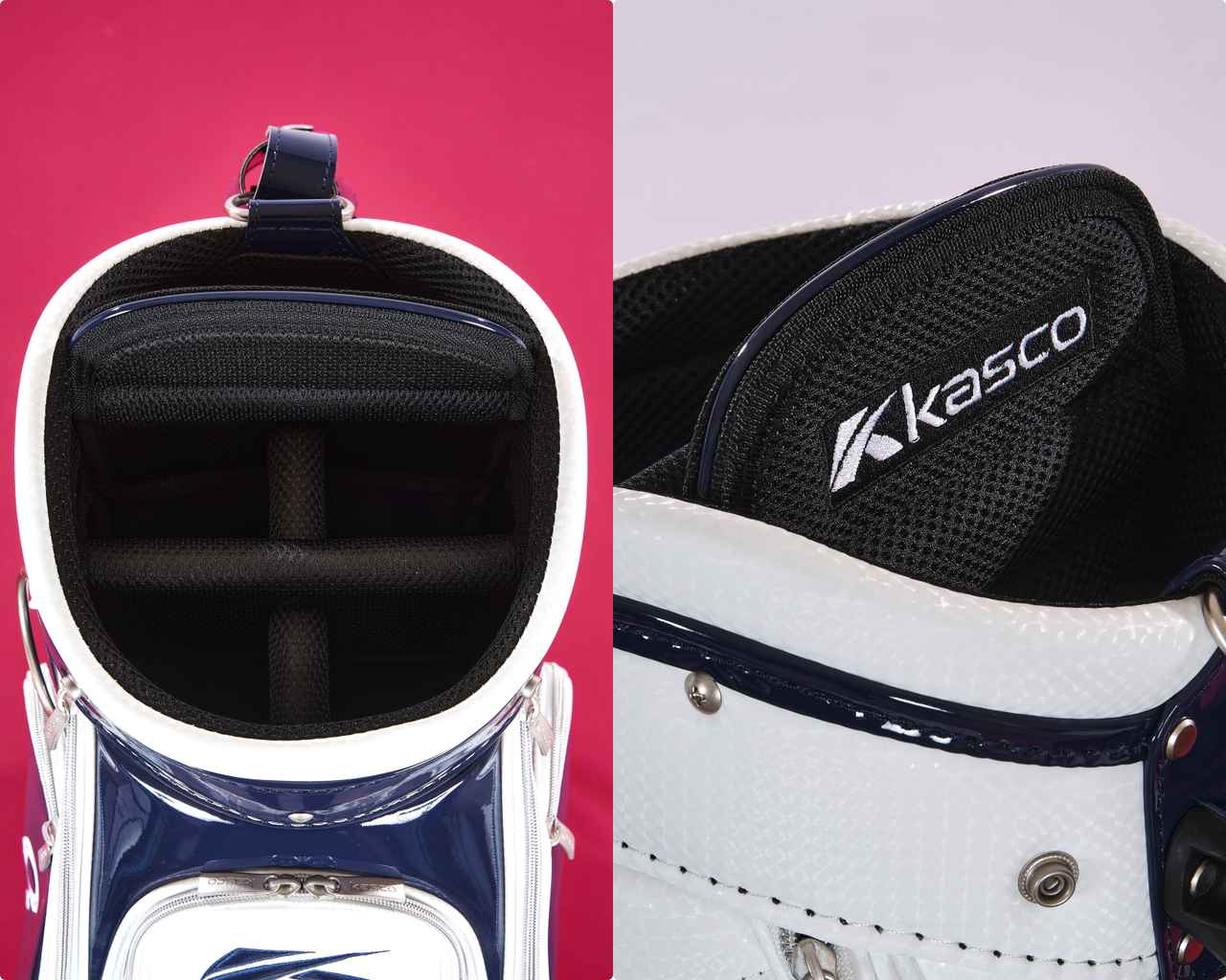 画像: 口枠にはクラブ同士が当たらない工夫が施されている