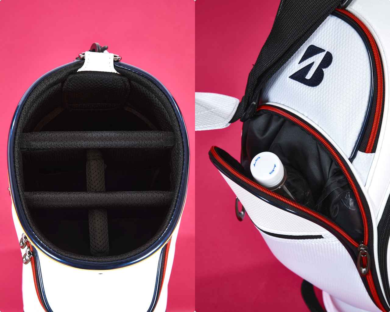 画像: 背面はフルオープンポケット仕様