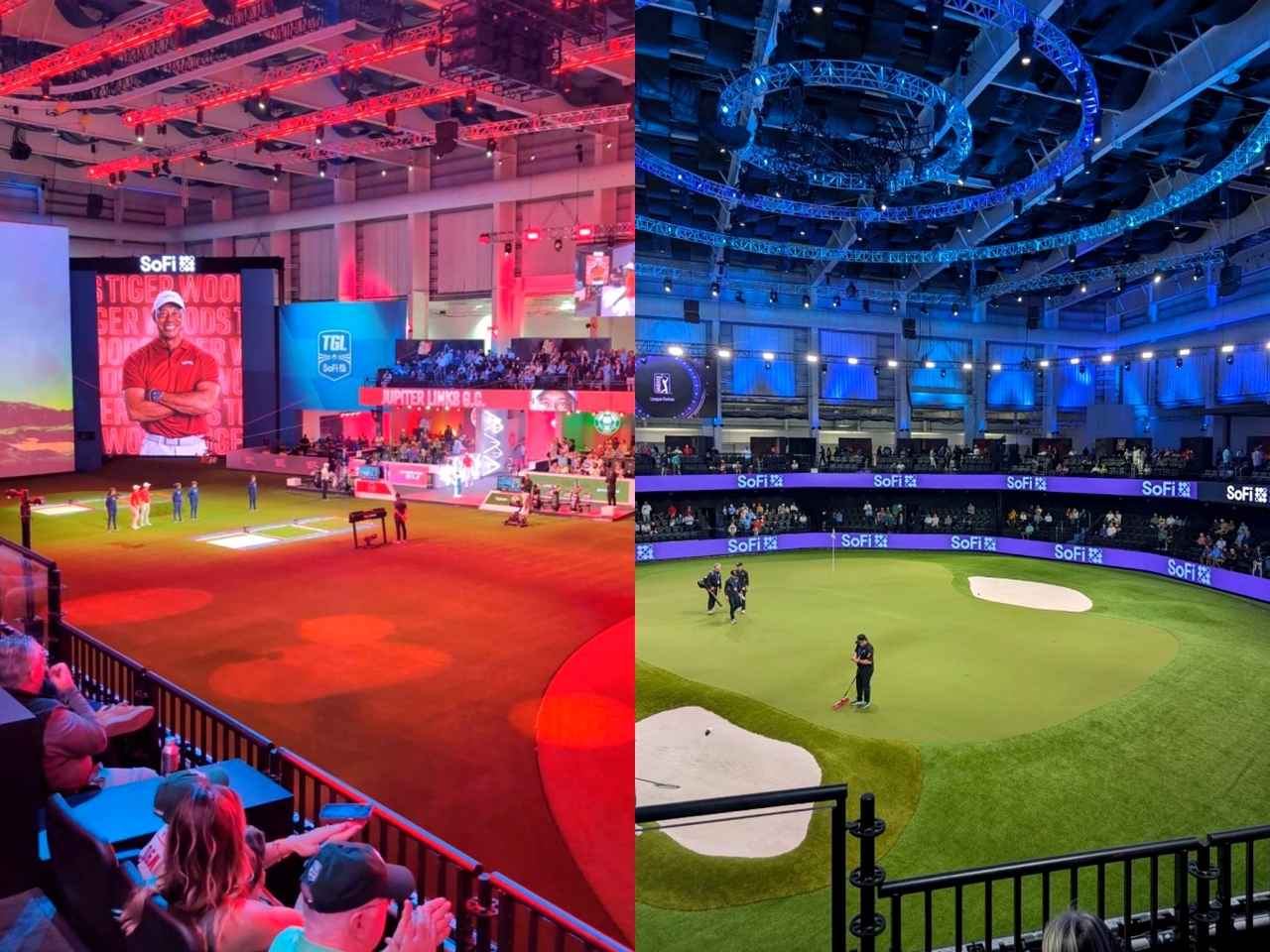 画像: チーム〝タイガー〟vs チーム〝マキロイ〟新リーグTGL現地観戦記。でも観戦スタンドはたった1500席、何故か? - みんなのゴルフダイジェスト