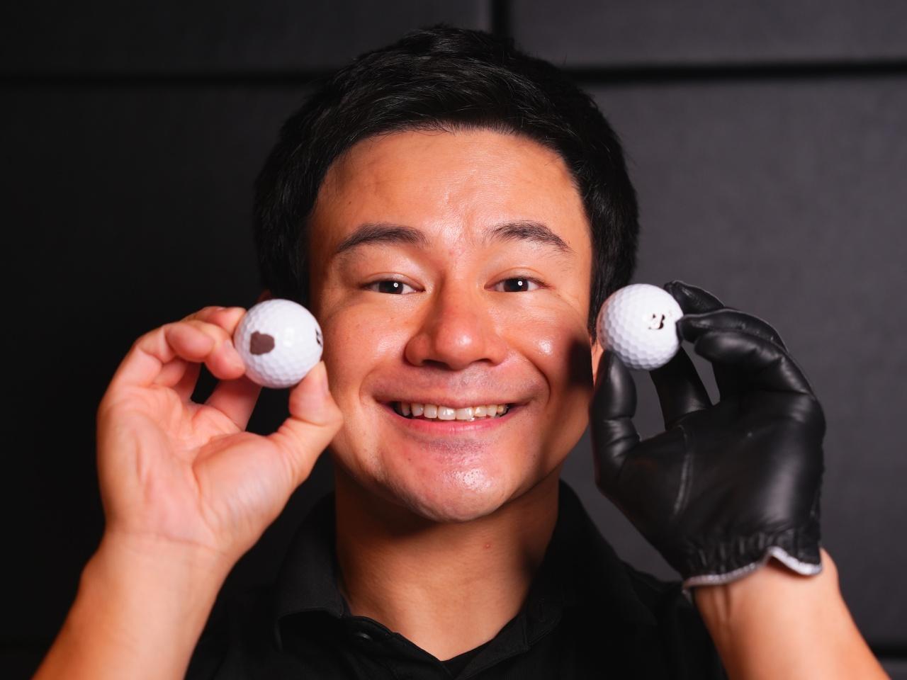 画像: 松本一誠プロ／ドラコン選手にしてアマチュアを指導するインストラクター。2023年の日本ロングドライブ選手権チャンピオン。横浜駅東口から徒歩約5分にある松本一誠ゴルフラボのスタジオで実験！