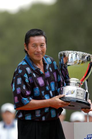 2002年全日空オープンの表彰式