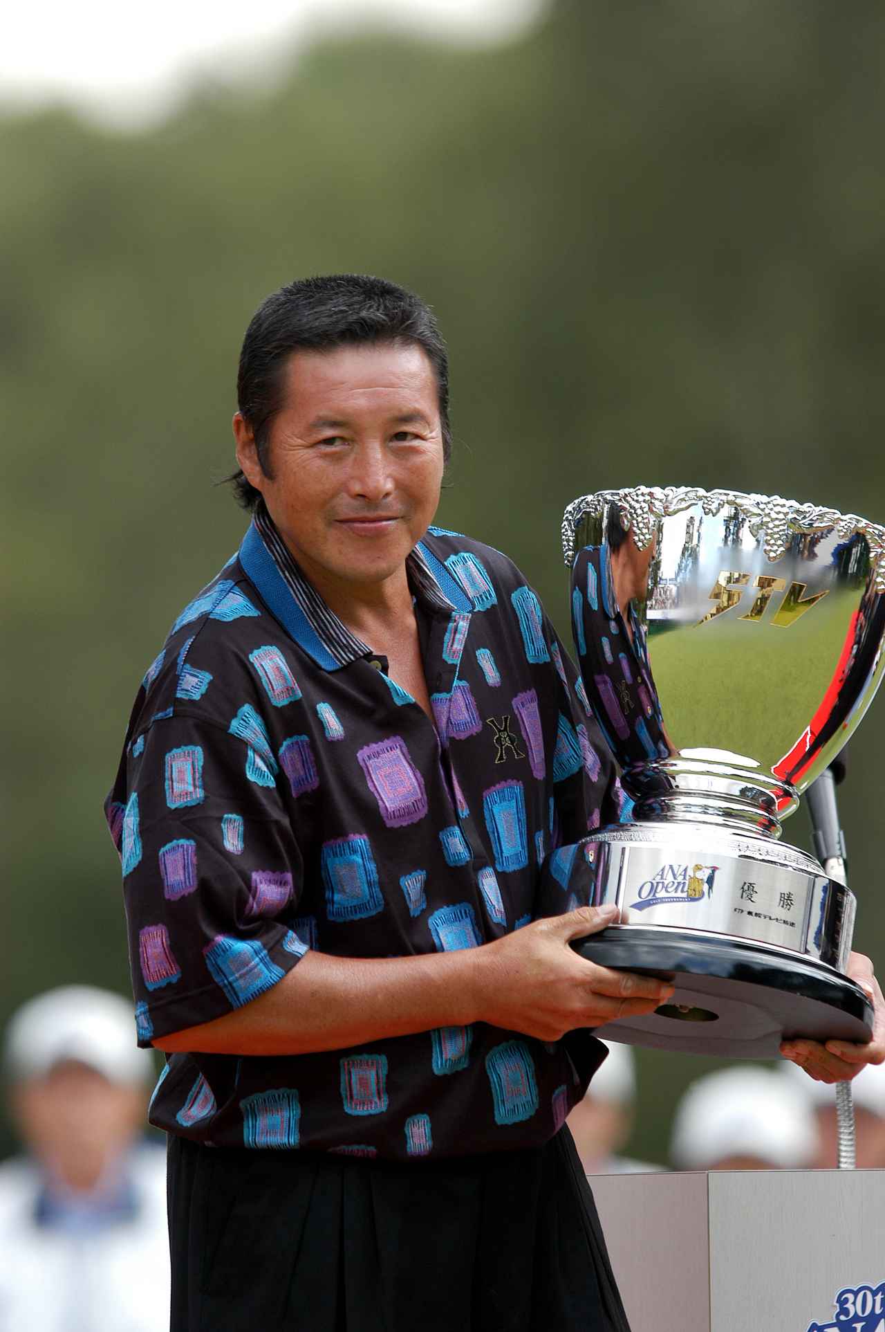 画像 : 2002年全日空オープンの表彰式