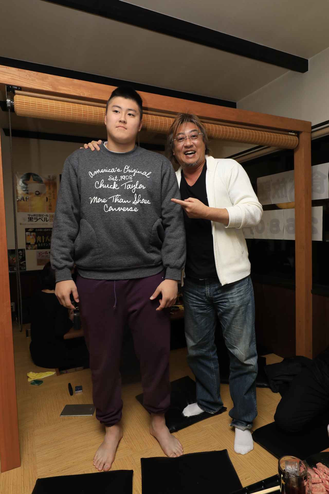 画像 : 左が孫・将哉氏