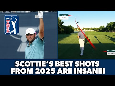 画像: Scottie Scheffler’s best shots from the 2025 PGA TOUR Season www.youtube.com
