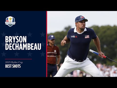 画像: Bryson DeChambeau's Extended Best Shots | 2025 Ryder Cup www.youtube.com