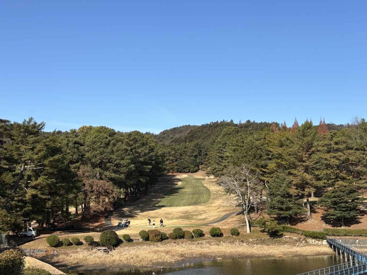 画像: 松永カントリークラブのクラブハウスからの景色