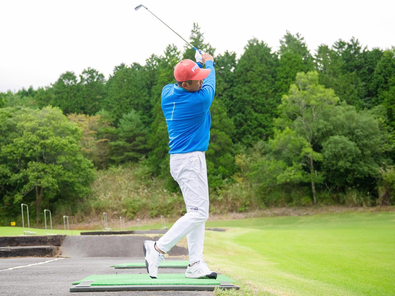 画像: 【手を動かさない】+【コックを入れない】+【手を返さない】＝グリップを持ったまま何もしない