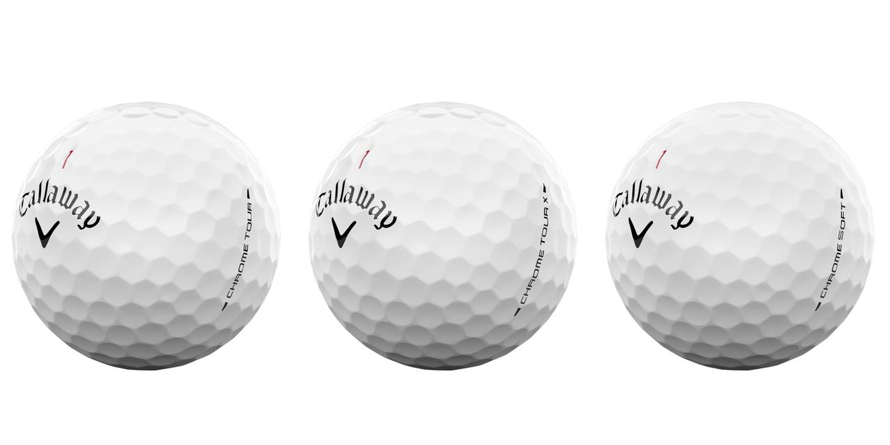 画像: 左から「CHROME TOUR」「CHROME TOUR X」「CHROME SOFT」