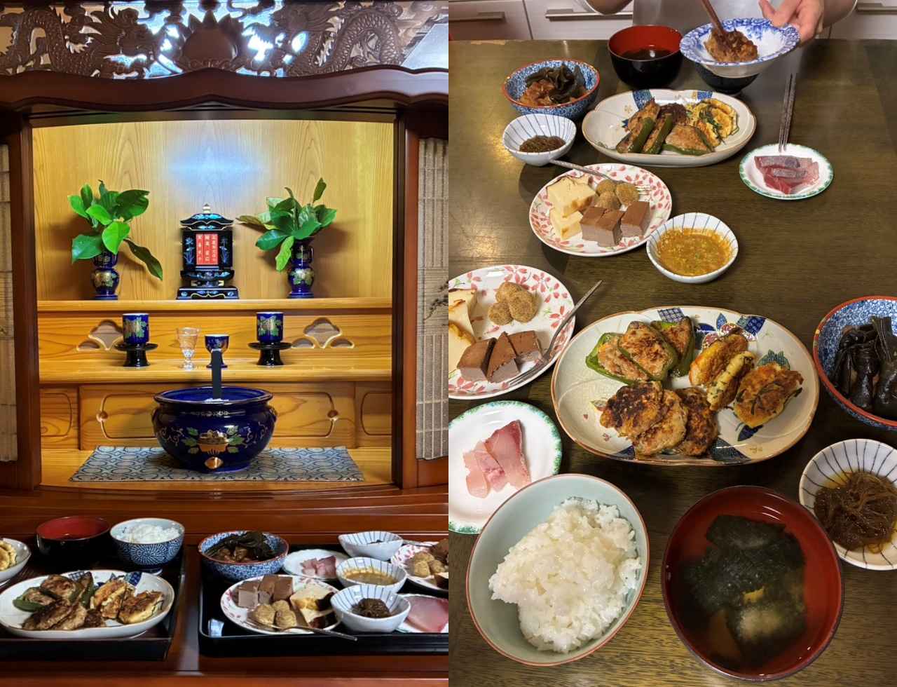 画像: 彩子の手作り正月料理公開！「料理の品数は奇数です。縁起がいいとのこと。同じ料理をご先祖さまにもお供えして新年を迎えます」