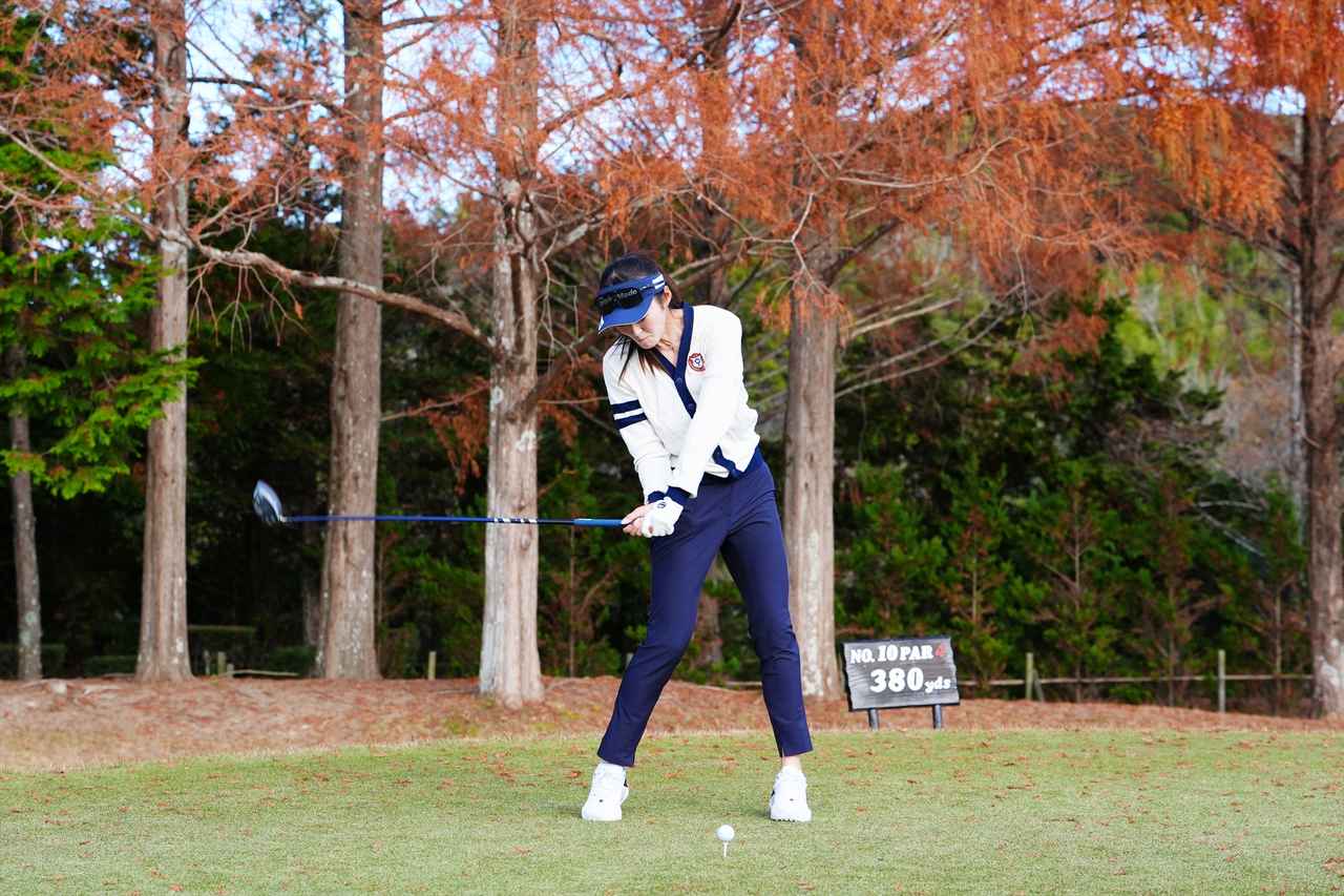 画像 : P6（シャフトが地面と平行）