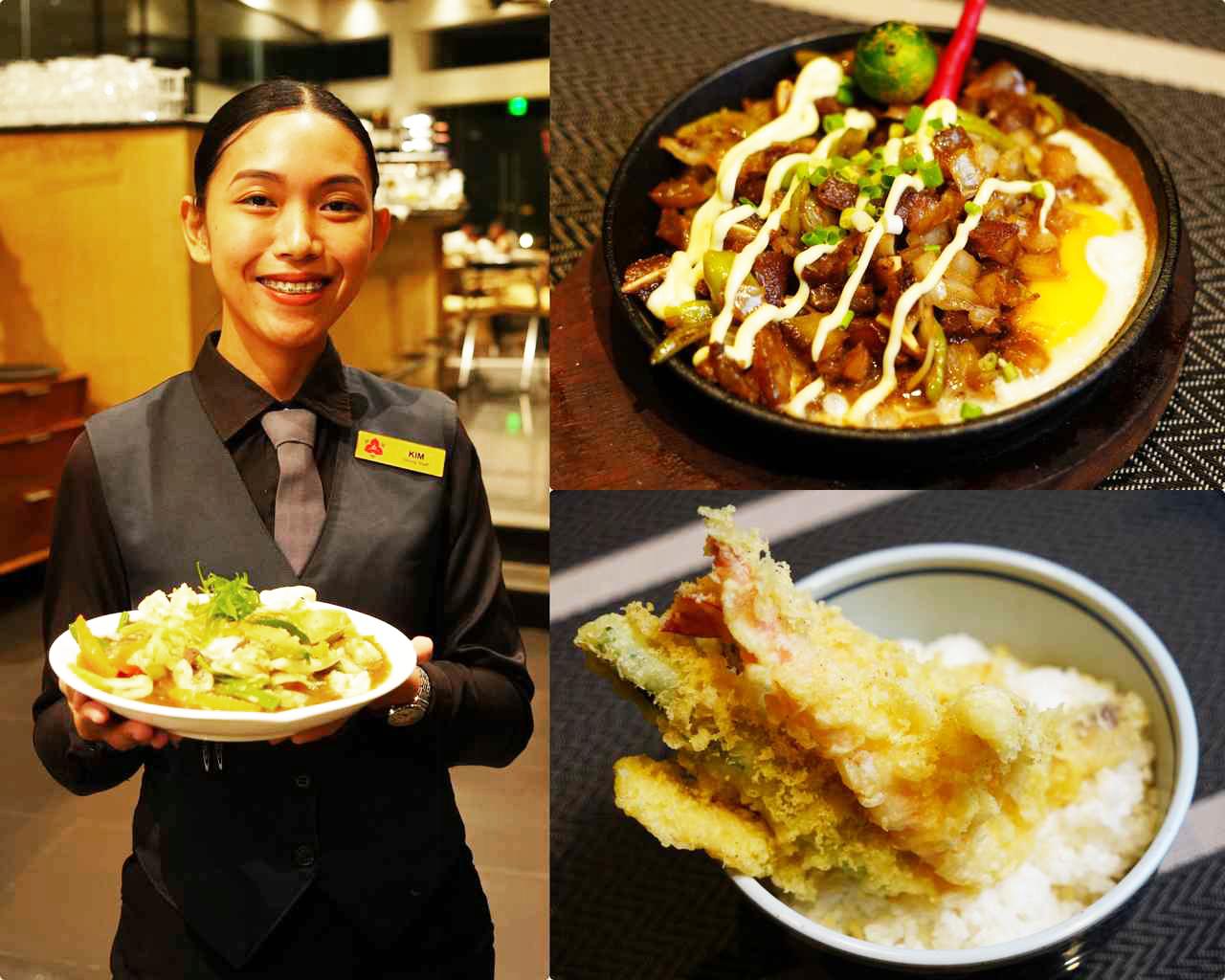 画像: フィリピン料理だけでなく、日本食も食べられる