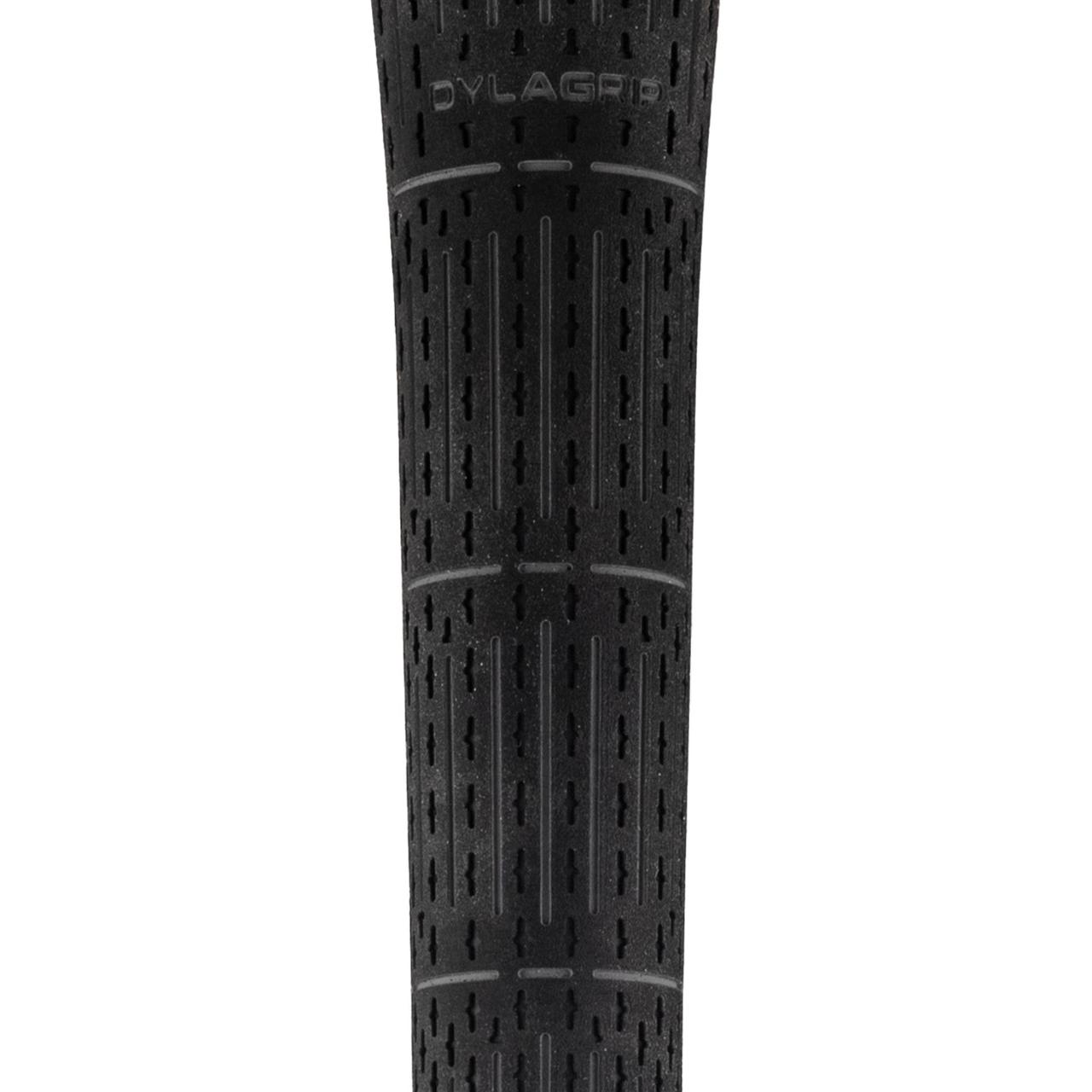 画像: グリップ上部にある「3つの横線」。グリップエンドを一番上と一番下にしたときは目安として8ヤードの違いが生まれる