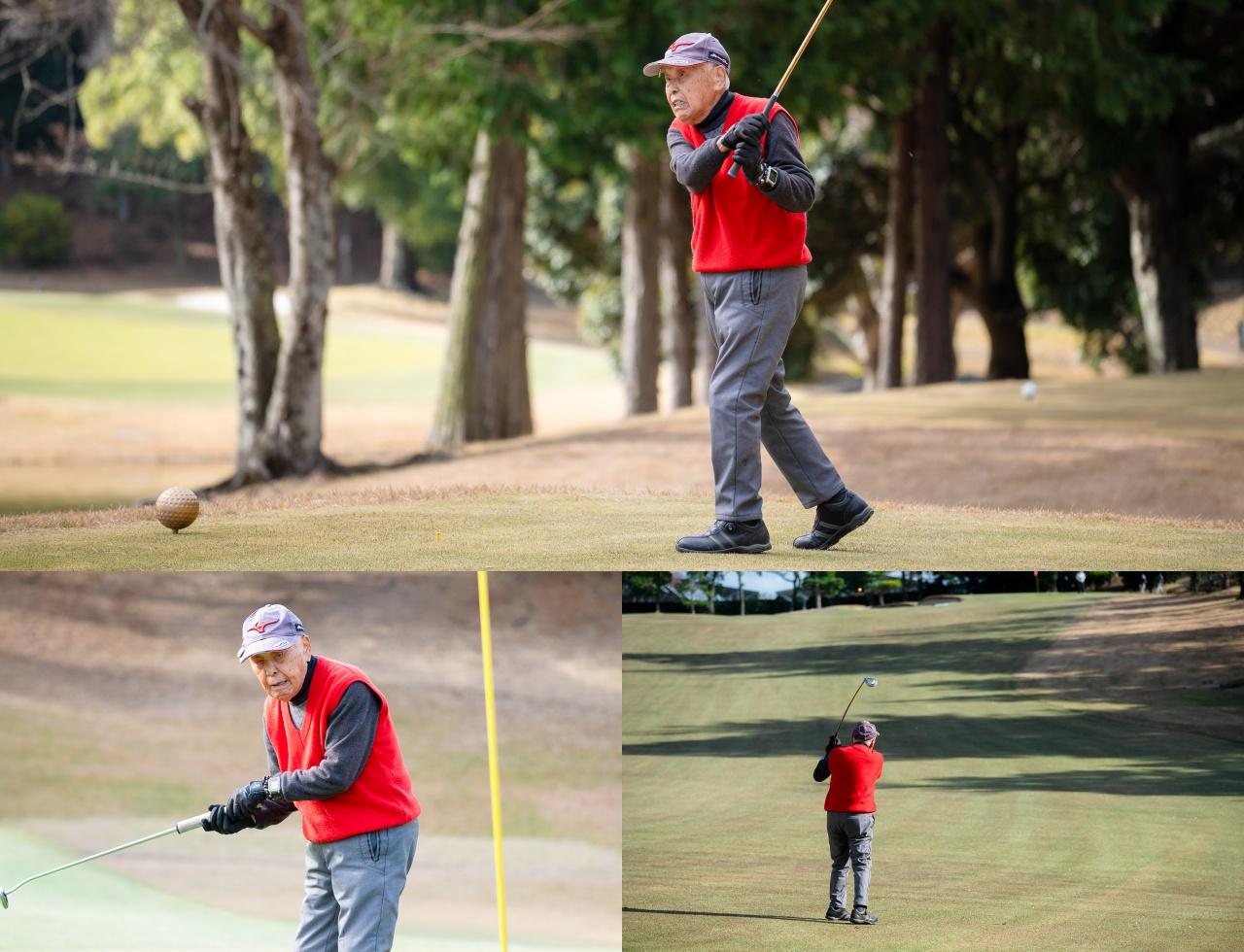 画像: コースを知り尽くした竹内さん。下りのホールなら“一番転がるルート”をすかさず選択。「『飛ばそう』じゃなくて常に『いい場所に打とう』と思っています」