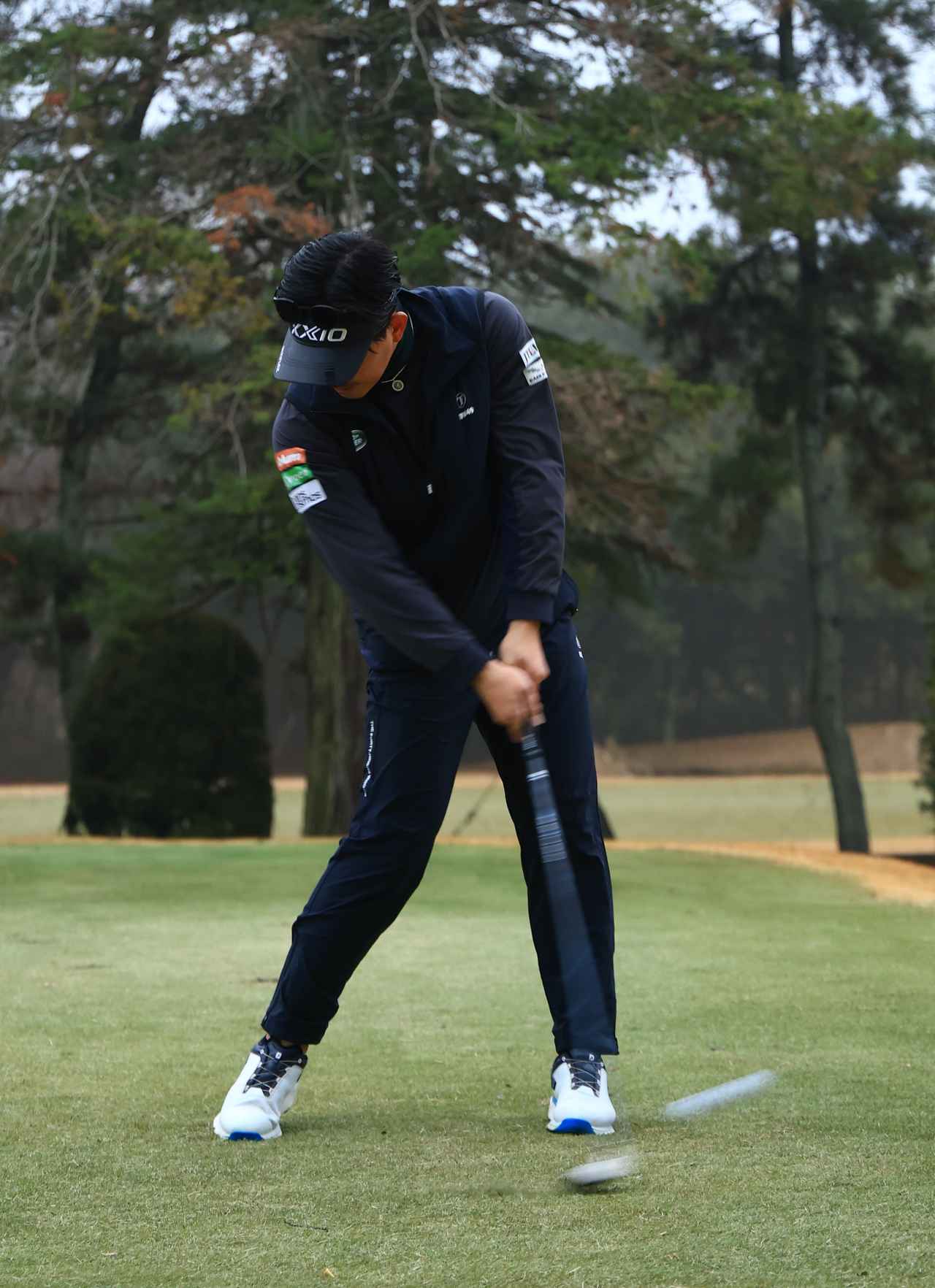 画像: 大西翔太の「ゼクシオ 14 ハイブリッド（3H）」の推しポイント「インパクト時に力まない」