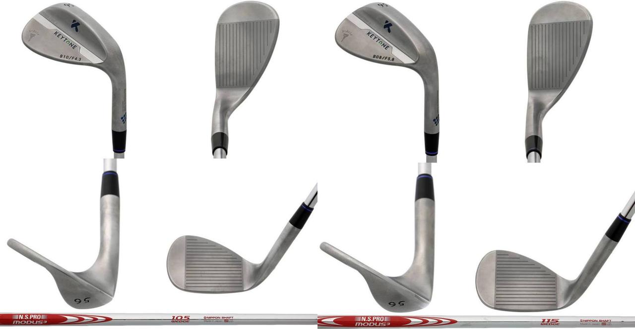 画像: 写真左がKEYTONE WEDGE 「SCREW TYPE R B10」写真右がKEYTONE WEDGE 「SCREW TYPE R B08」