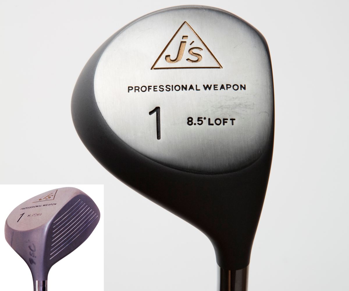 画像: J’sメタル（初代）。89年の年末、日本のテレビ番組の企画で帝王ニクラスを90ヤード置き去りにしたモデル。海外でも大きな話題を呼び、90年のマスターズ最終日のニューヨーク・タイムズで「不思議な魔法のジャンボドライバー」として取り上げられた