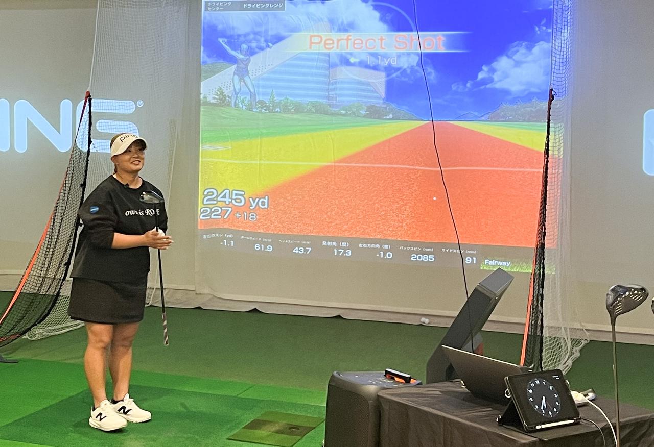 画像: 「オフシーズンはまだ練習していない」と言いながらも2球目でジャストミートした