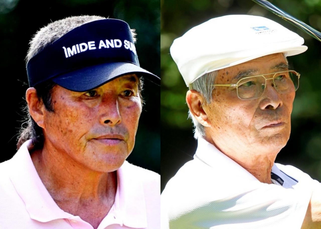 画像: 昨年永眠したジャンボ尾崎（左）とダウンブローを世に知らしめた陳清波（右）