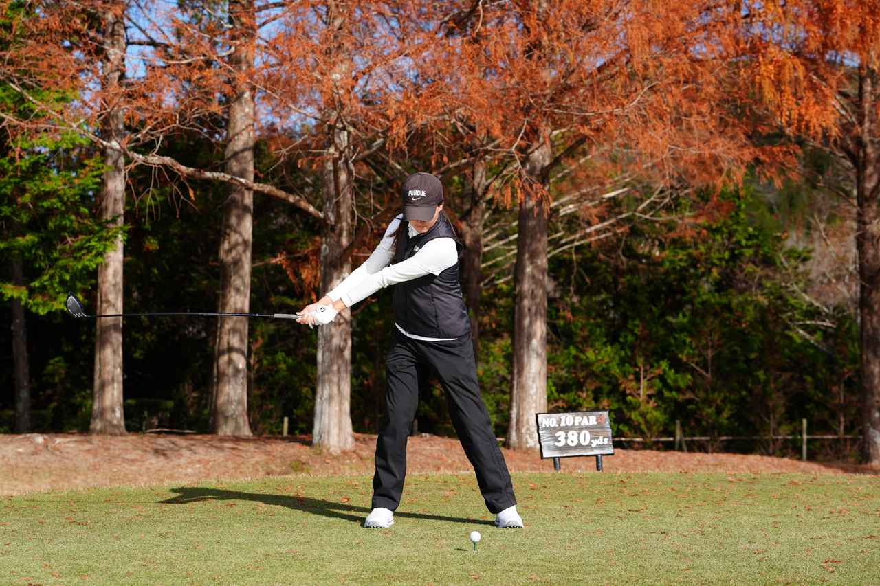 画像 : P2（シャフトが地面と平行）