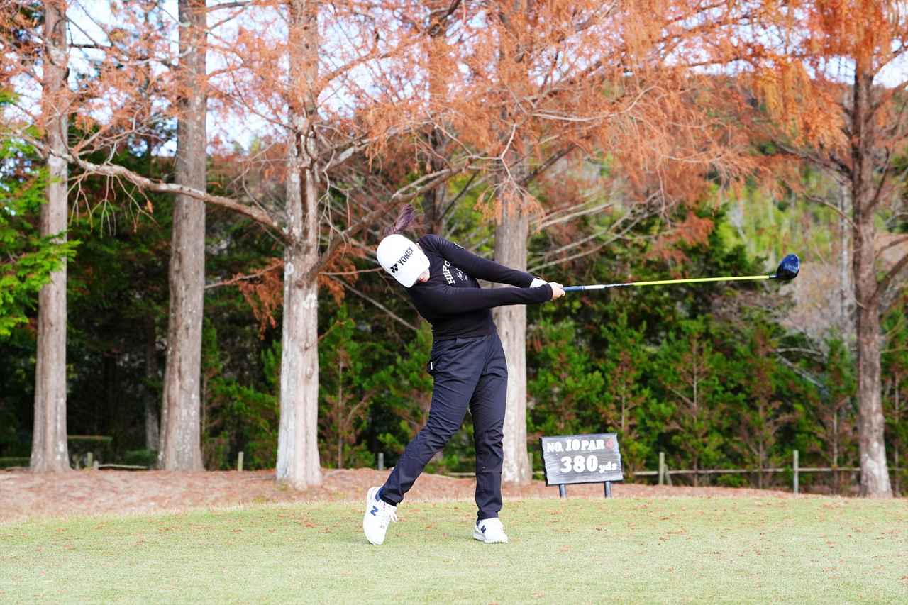 画像 : P8（シャフトが地面と平行）