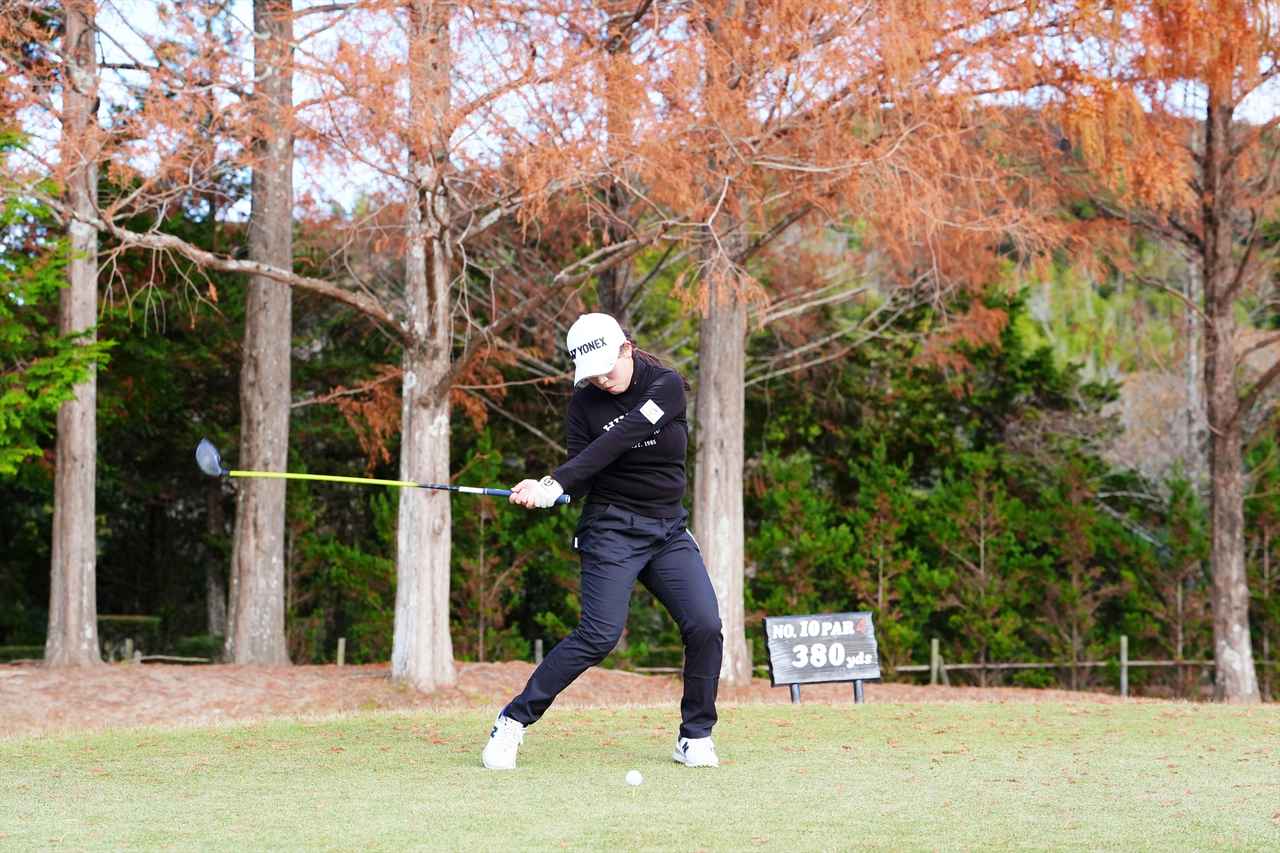 画像 : P6（シャフトが地面と平行）