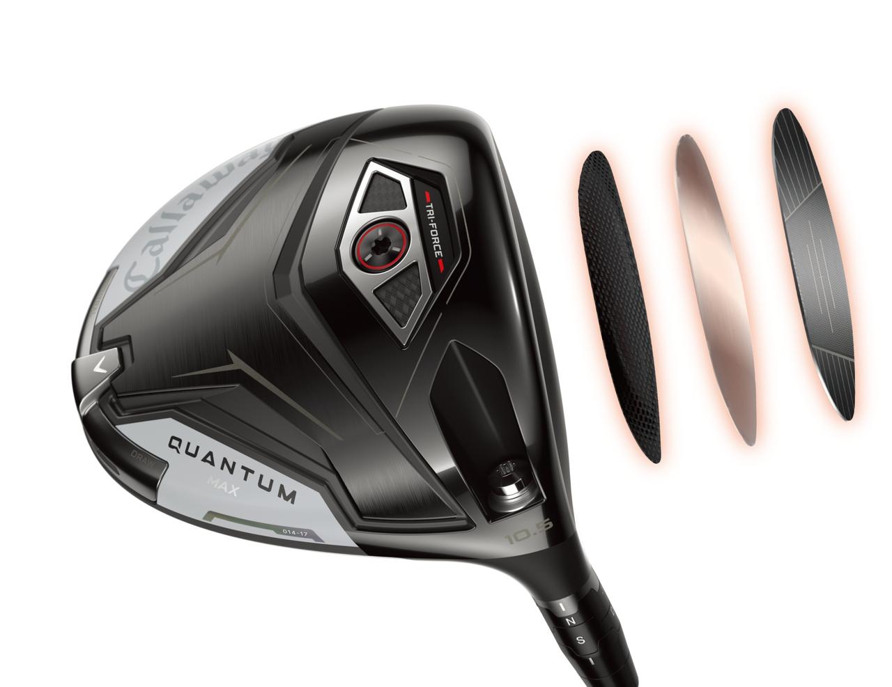 画像: 業界初となる3層構造フェース「TRI-FORCE（トライフォース）フェース」の構造