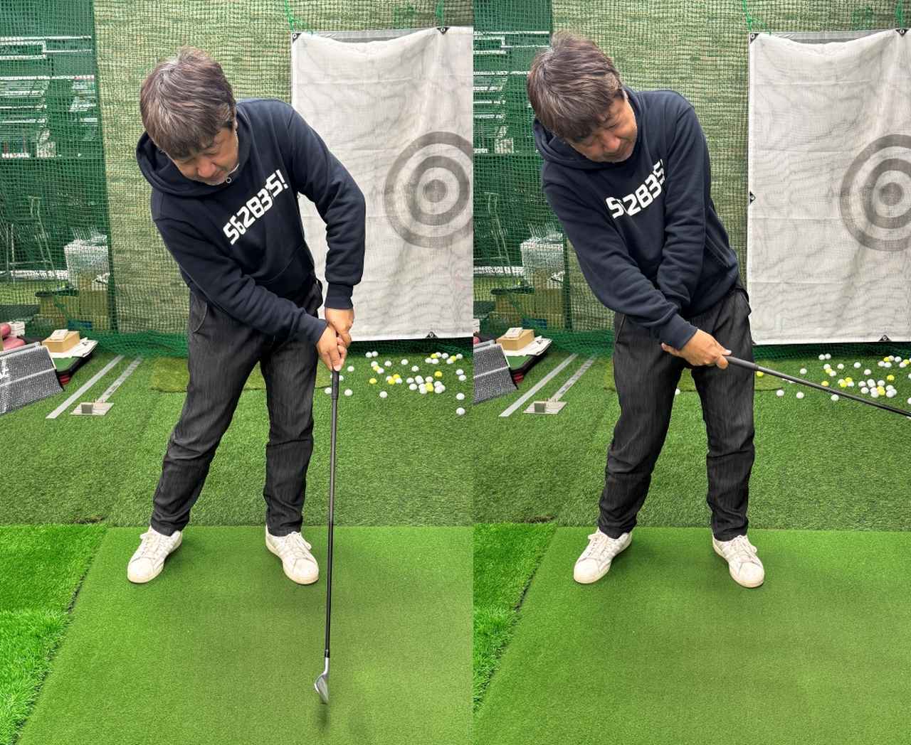 画像: 手打ち解消に効果的！「体を使った打ち方」が学べる5つの練習ドリルを実際に試してみた - みんなのゴルフダイジェスト