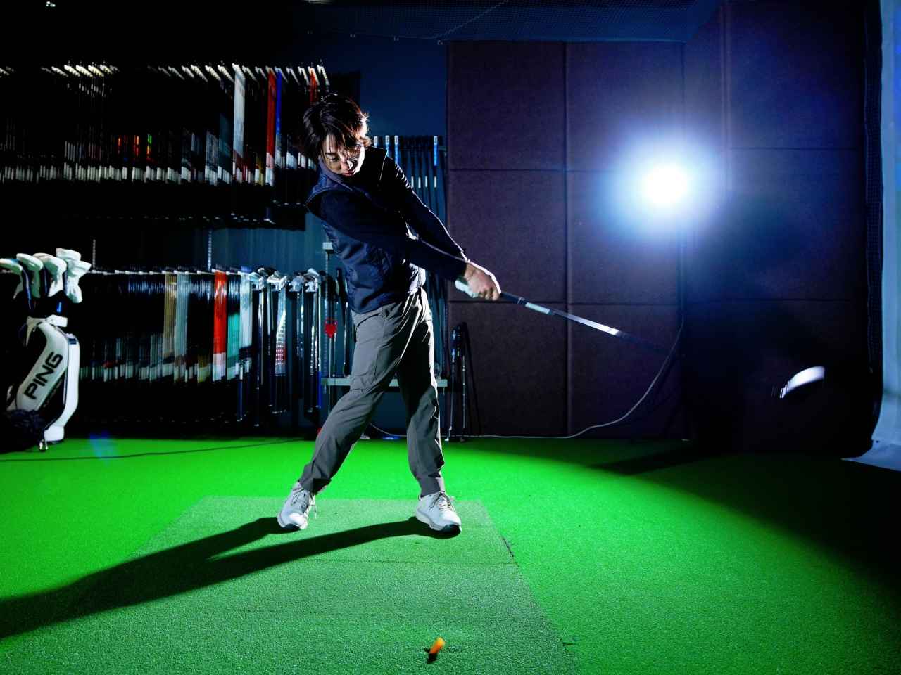 画像2: G440 KとPING TOUR2.0 BLACKの組み合わせで打つ鈴木プロ。285～290ヤードが続く飛距離の安定がすごい