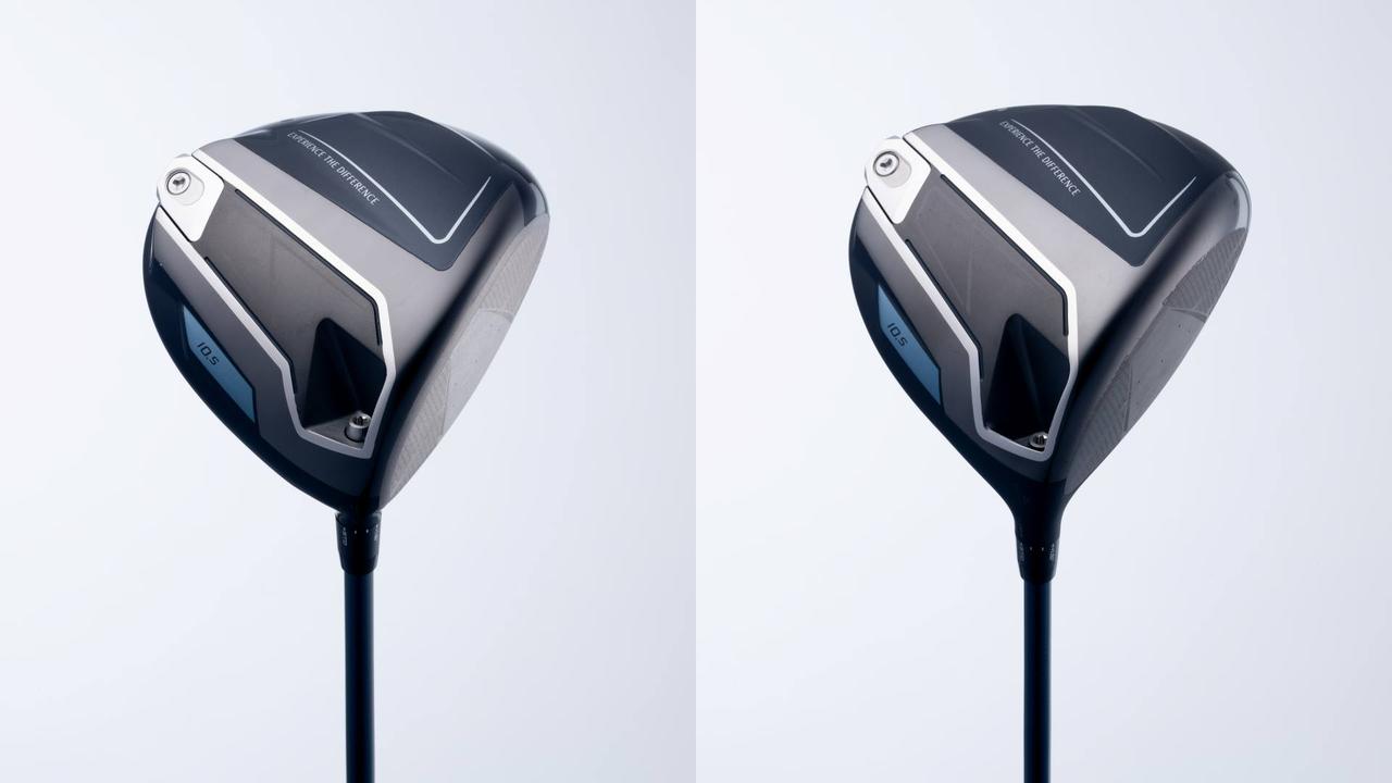 画像: 左がゼクシオ14／右がゼクシオ14＋。従来に比べて高初速領域が、フェースの中央部は183％、周辺部は151％に広がった