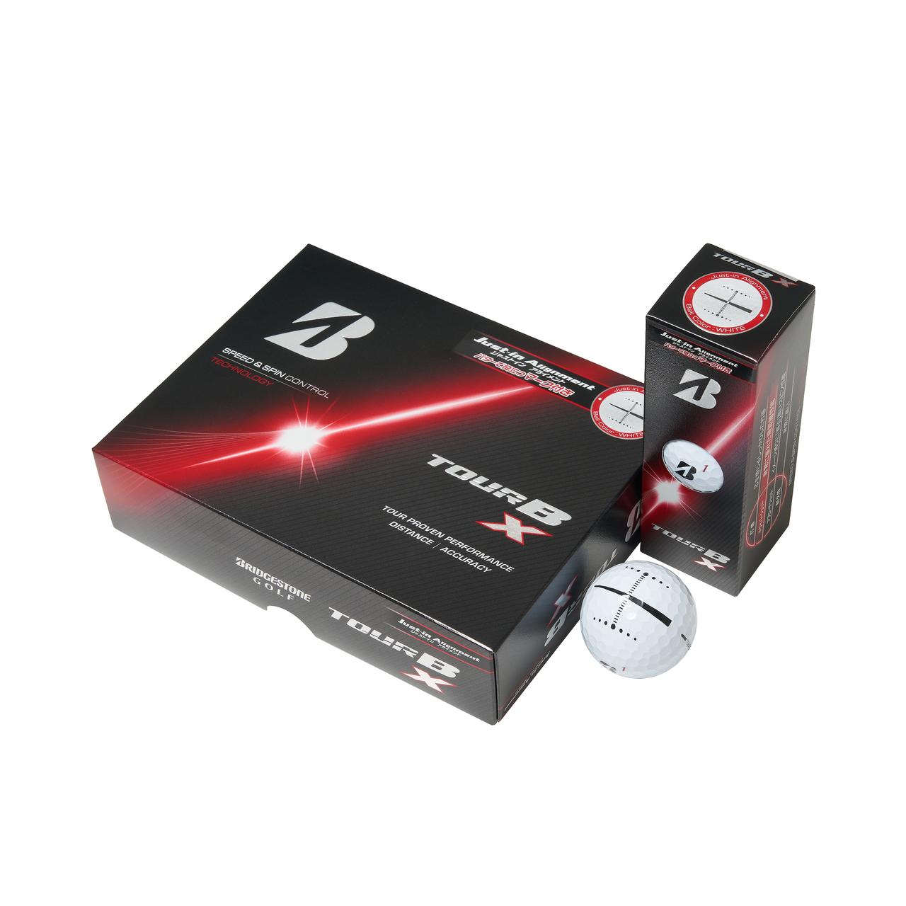 画像 : 3番目の画像 - アライメント入りのTOUR B（ツアーB）ボール2026年モデル「Just-in Alignment」（ジャストインアライメント）を画像でチェック - みんなのゴルフダイジェスト