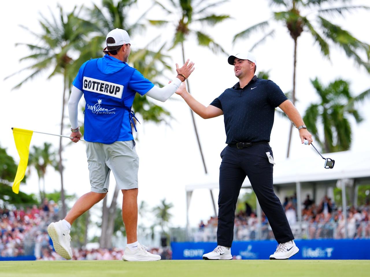 画像: 強風が吹き荒れたソニーオープン・イン・ハワイで優勝したC・ゴッタラップ