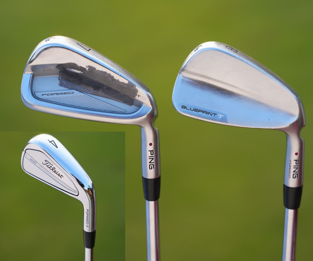 画像: 3モデルのコンボセッティング。2016年モデルのピンiブレードアイアンを長く使用していたが、番手別にやさしさと操作性を重視して、この組み合わせになった