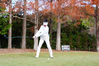 P2（シャフトが地面と平行）