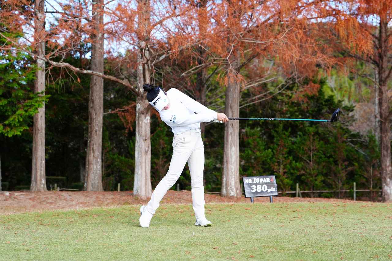 画像 : P8（シャフトが地面と平行）