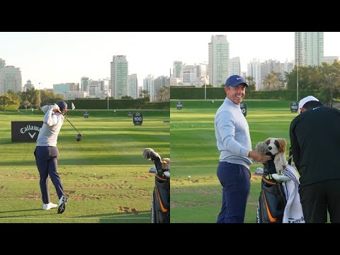 画像: Rory McIlroy Full Range Session | 2026 Hero Dubai Desert Classic www.youtube.com