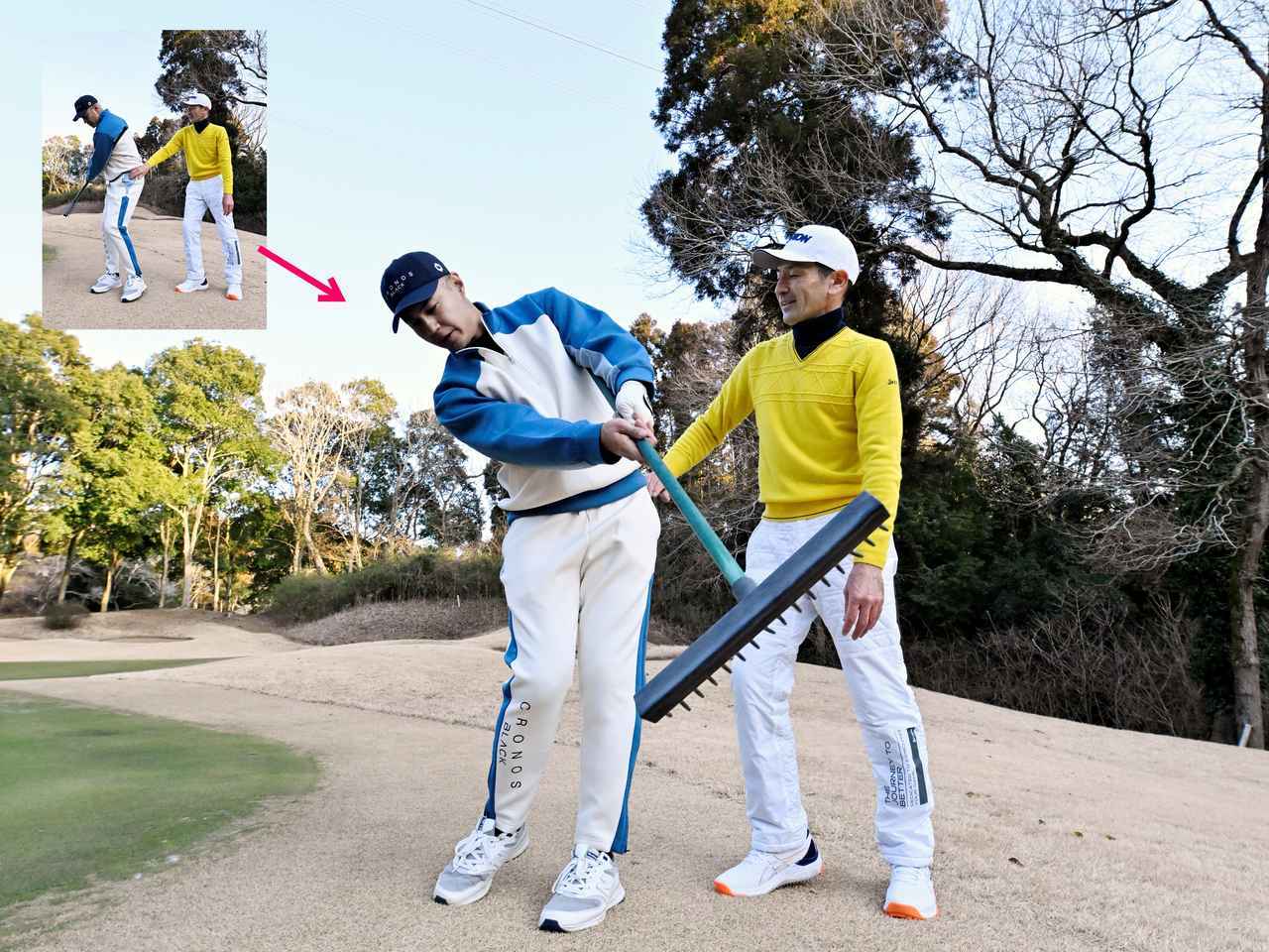 画像: 【ソールが滑っちゃうアプローチ②】”バンカーレーキが役に立つ!”　とっておきの練習法を伝授 - みんなのゴルフダイジェスト