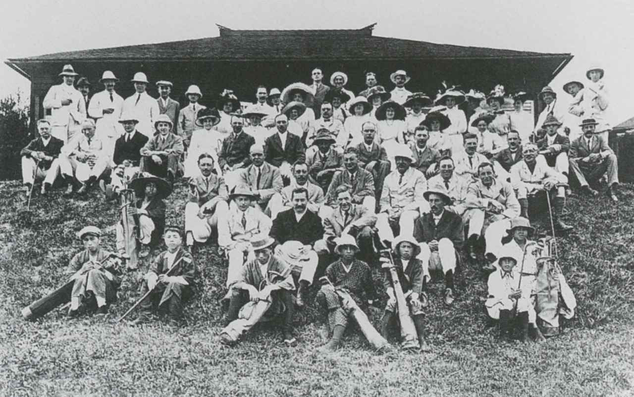 画像: 1911年、神戸横浜「インターポートマッチ」の様子