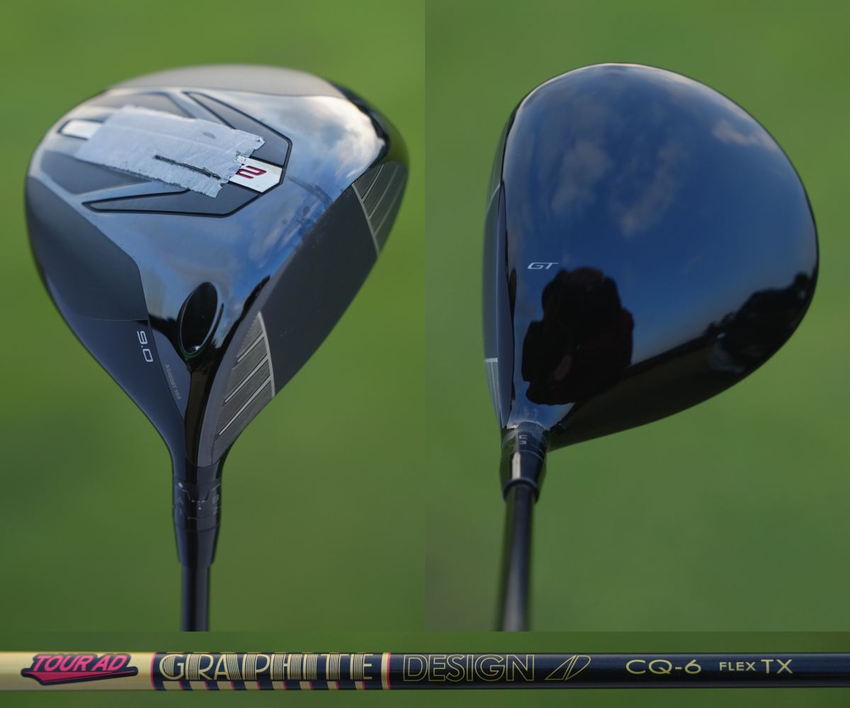 画像: ソールに貼った鉛がGT2の良さをさらに引き出してくれたという。シャフトはツアーAD CQの60グラム台のフレックスTXを挿している